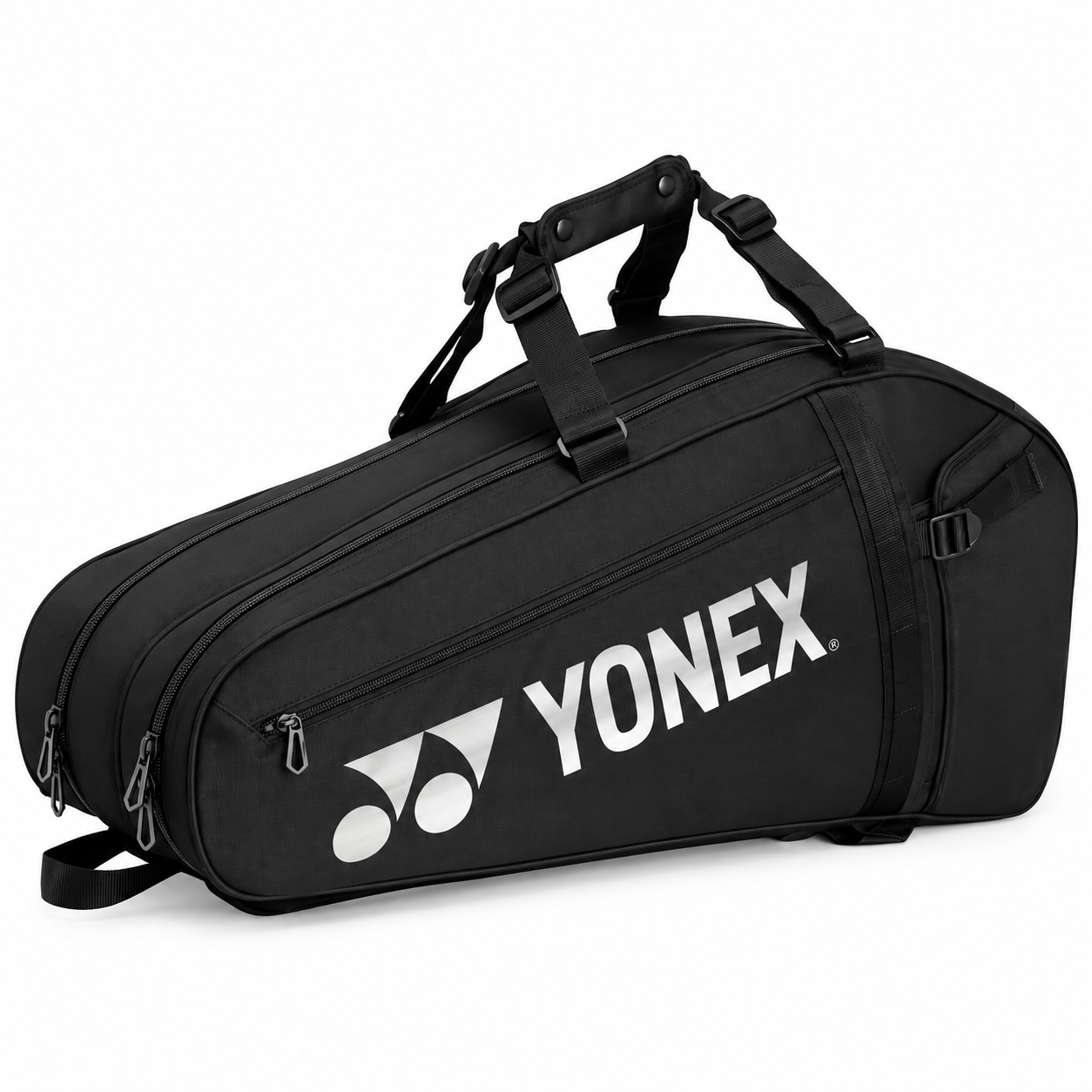 Raqueteira Yonex GEARLOGIC 2026 para 6 raquetes - Preta